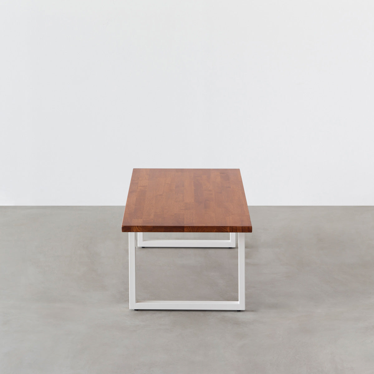 THE LOW TABLE / ラバーウッド ブラウン × White Steel