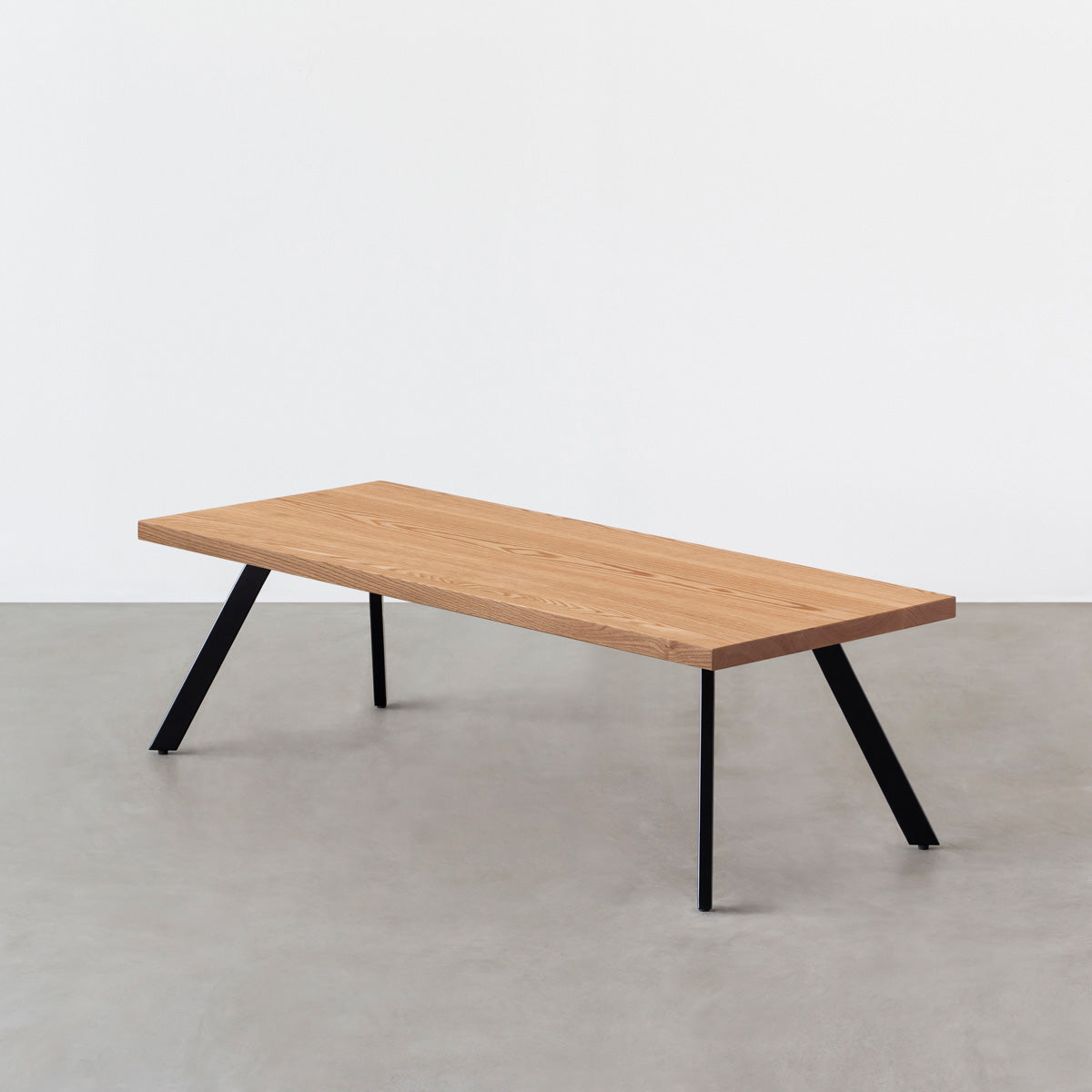 THE LOW TABLE / 無垢 レッドオーク × Black Steel