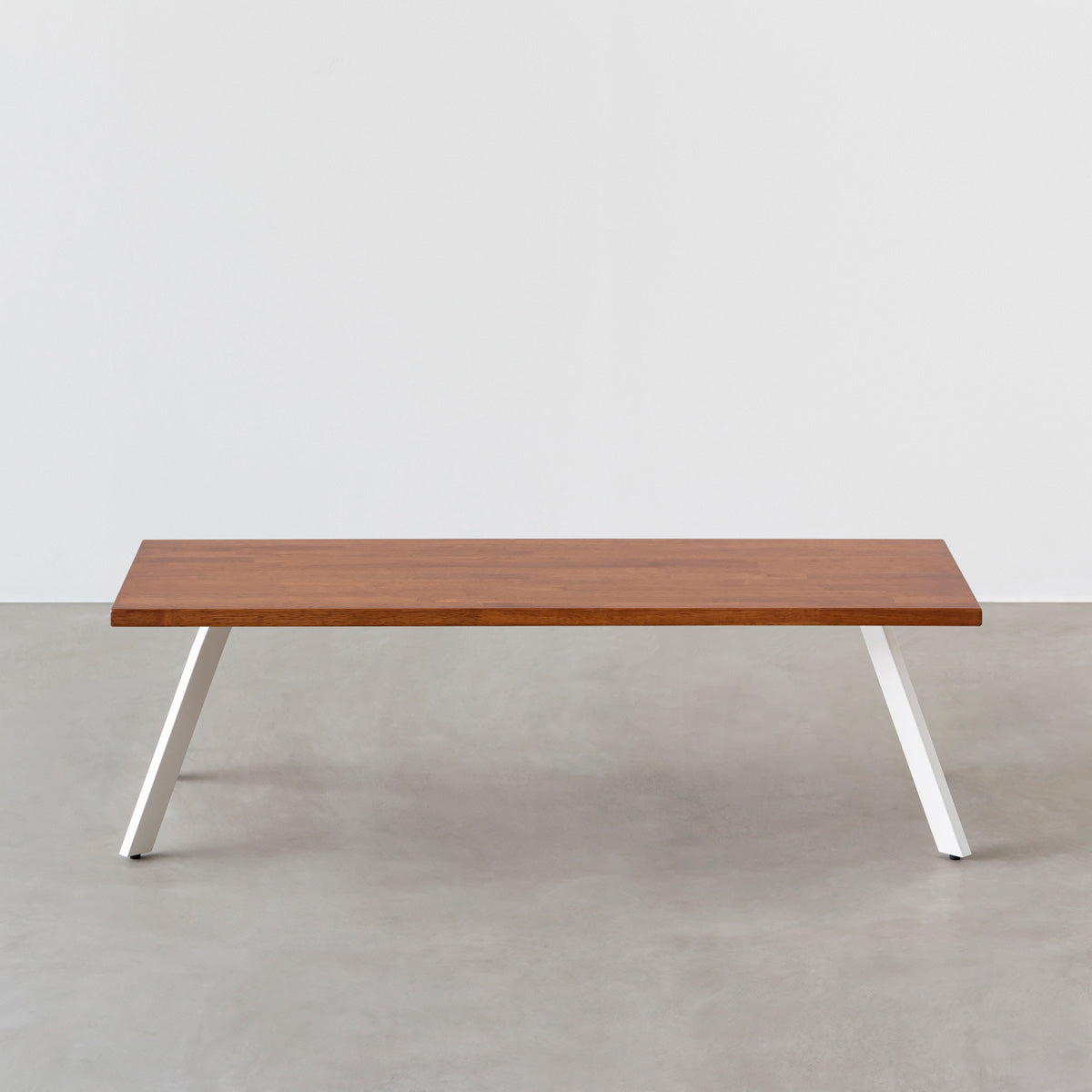 THE LOW TABLE / ラバーウッド ブラウン × White Steel