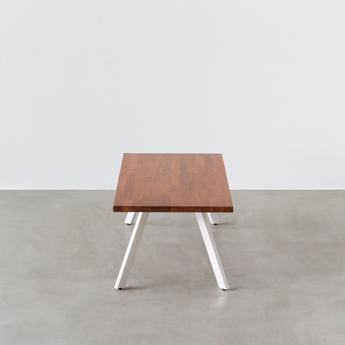 THE LOW TABLE / ラバーウッド ブラウン × White Steel