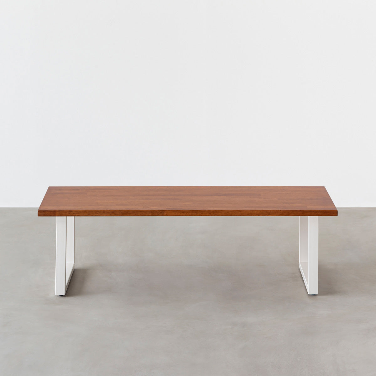 THE LOW TABLE / ラバーウッド ブラウン × White Steel