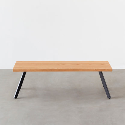 THE LOW TABLE / 無垢 レッドオーク × Black Steel