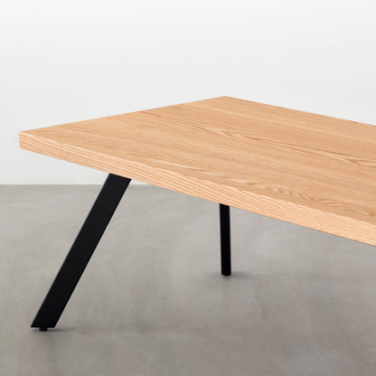 THE LOW TABLE / 無垢 レッドオーク × Black Steel
