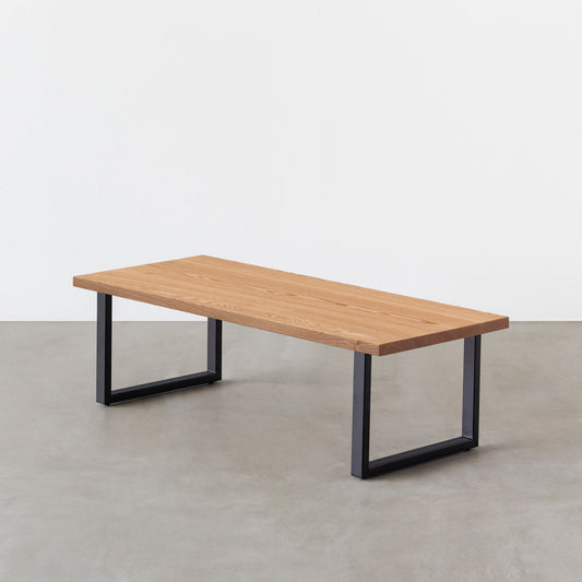 THE LOW TABLE / 無垢 レッドオーク × Black Steel