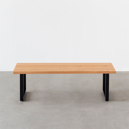 THE LOW TABLE / 無垢 レッドオーク × Black Steel