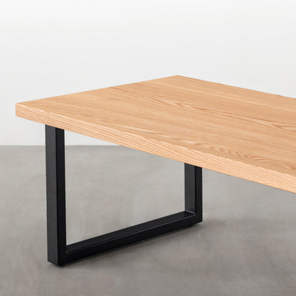 THE LOW TABLE / 無垢 レッドオーク × Black Steel