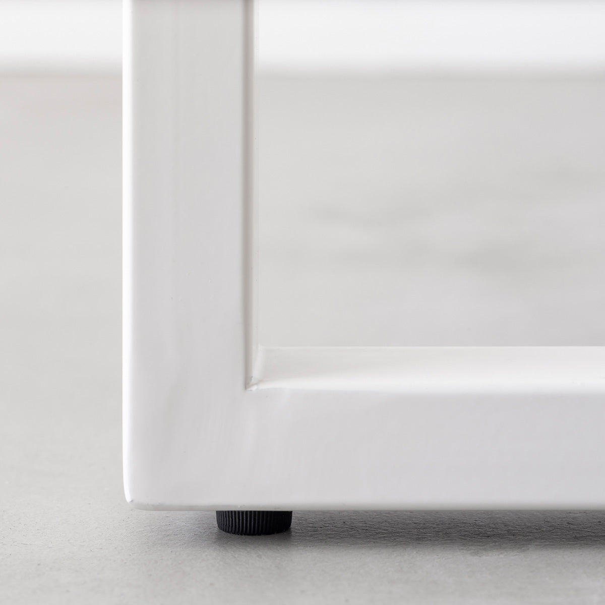 THE LOW TABLE / ラバーウッド ブラウン × White Steel
