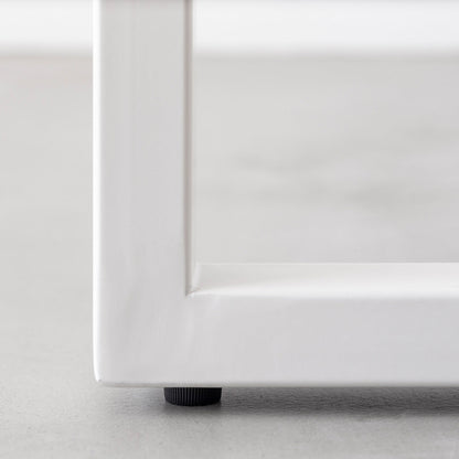 THE LOW TABLE / ラバーウッド ブラウン × White Steel